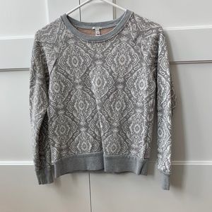 EUC JCREW WOMENS PRINTED PULLOVER XXS